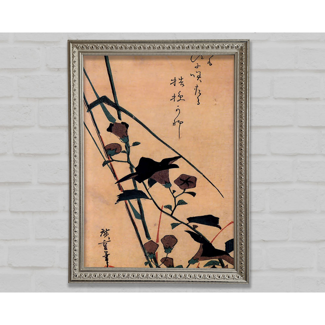 Hiroshige Chinesische Glockenblume und Schilf - Druck