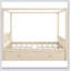 Wooden Canopy Bed With Storage Drawers-403243044-403243034