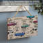 Route 66, carte sur bois, art textuel