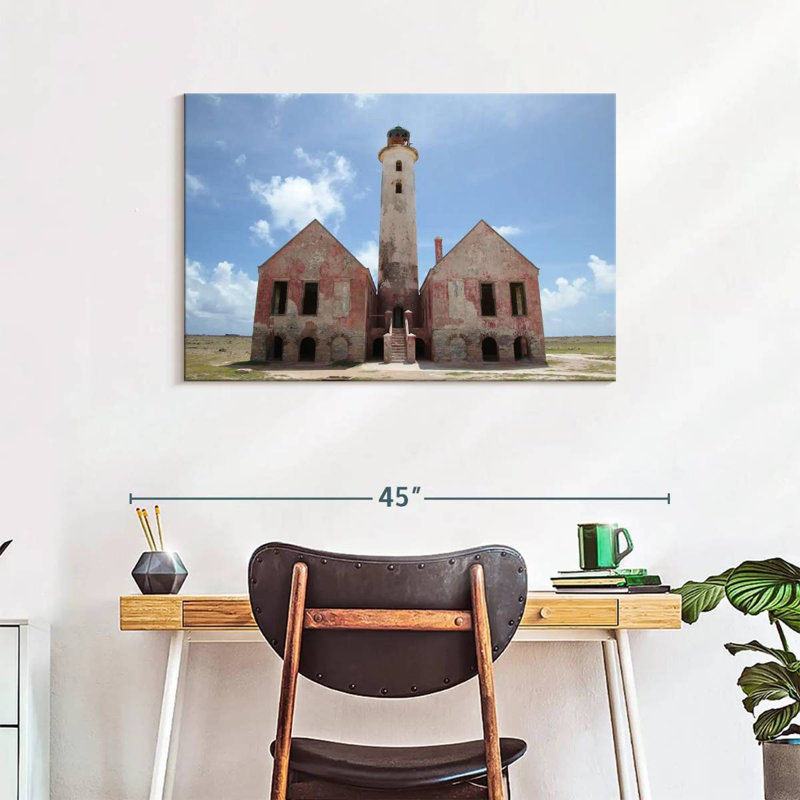 Little Curacao Lighthouse, 24" H x 36" W