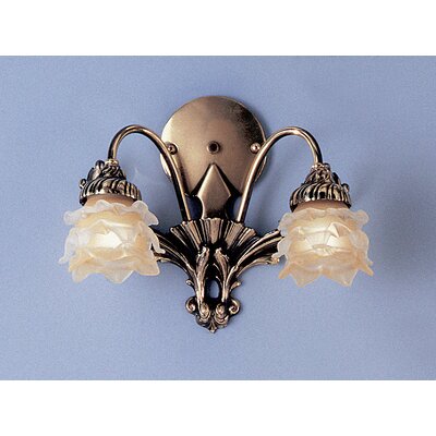 La Paloma 2-Light Armed Sconce -  Classic Lighting, 4502 ABZ