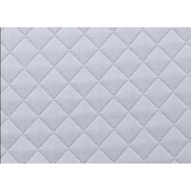 Bari Pleated Bed Skirt, Full, Tin