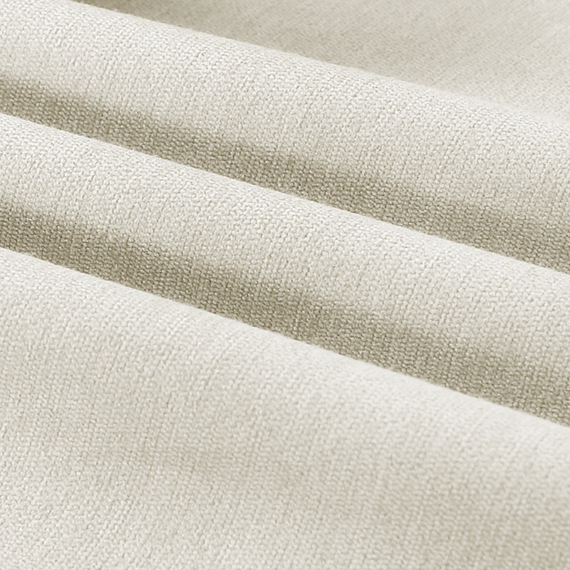 Linen 100% blackout curtains Thermal for Winter Insulated Linen Textured Grommets Heather Pattern Curtains 2 Panel Sets