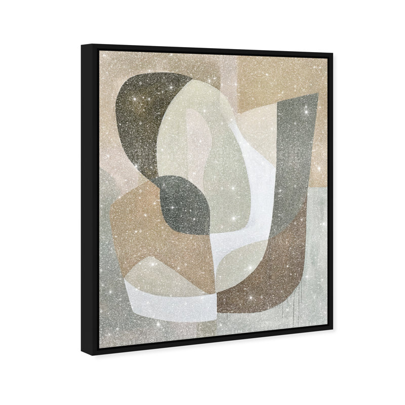 Dreamy Shape Pulse I Canvas Abstract Print by Oliver Gal, Black Frame, 16 x 20, 31"H x 25"W, Black Frame