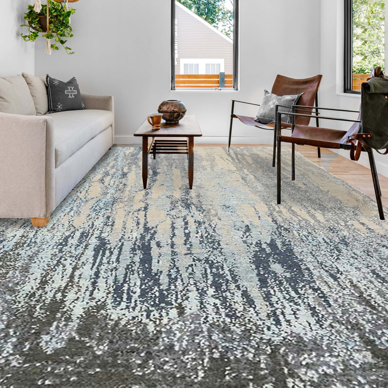 Abstract Area Rug, Rectangle 8' x 10'