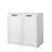 Laundry Cabinet With Doors And Shelf, Freestanding Style Tilt-Out Laundry Hamper