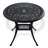 5 Cast Aluminum Outdoor Dining Ensemble In Black. Traditional Craftsmanship With Detailed Carvings. Build For Long-Term Enjoyment. To Weather, Corrosion, And . Comfortable Ergonomic Seating. Slip-2059104021