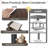 Gymax 59.5'' Tall Cat Tower w/Cushion Top Perch Detachable Mats Scratching Posts Brown-704608910