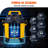 VEVOR Plug-in Battery-Powered Dry Vacuum