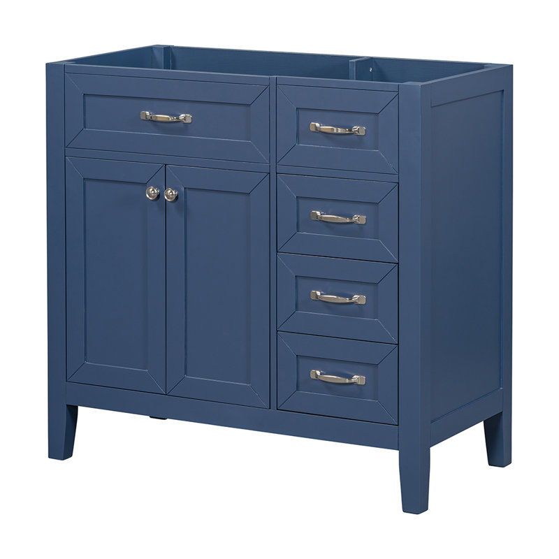Base de meuble-lavabo simple 35,51 Nadaja seulement, Argent, Bleu