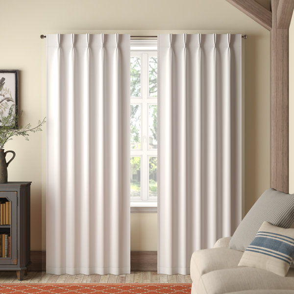 Double Pinch Pleated Drapes