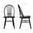 Huggins 20" Wide Farmhouse Style Windsor Back Solid Wood Dining Chairs