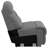 Rochon Upholstered Armless Chair Grey