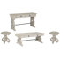 Insa Rectangular Cocktail Table With 2 Accent Table And Sofa Table