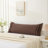 Black Body Pillow Case, Chic Ruffle Pillow Sham, 20x54 inches, French Country Vintage Ruffled Pillowcase 1 Pack, Soft Washed Microfiber-123119313