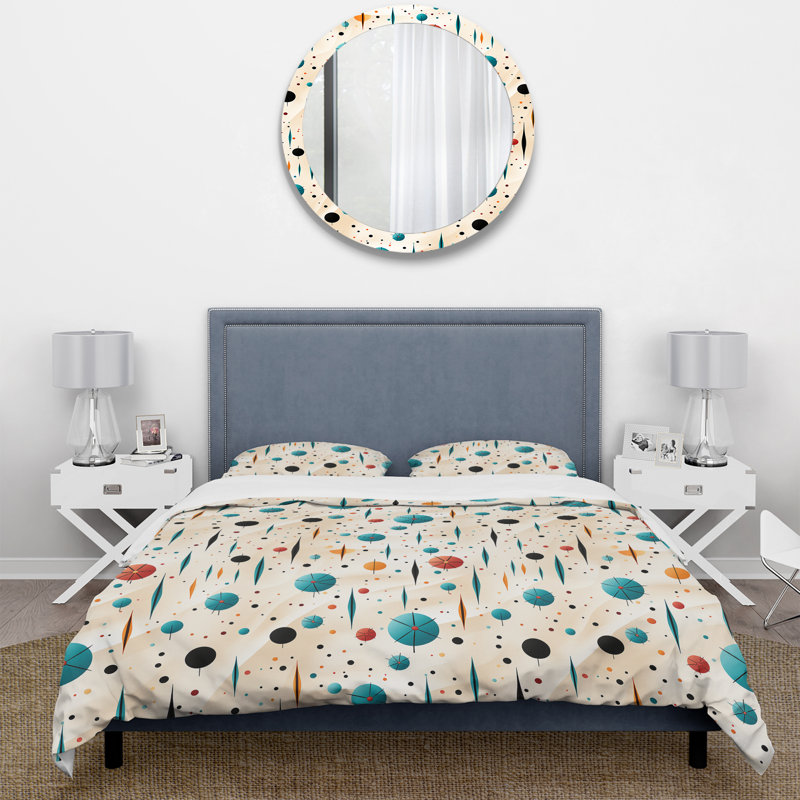 Ensemble de housse de couette en microfibre Tribal Fusion, Housse de couette pour très grand lit et 2 très