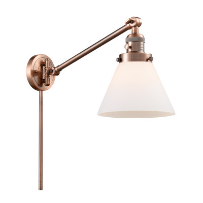 Cone 1 Light  Swing Arm