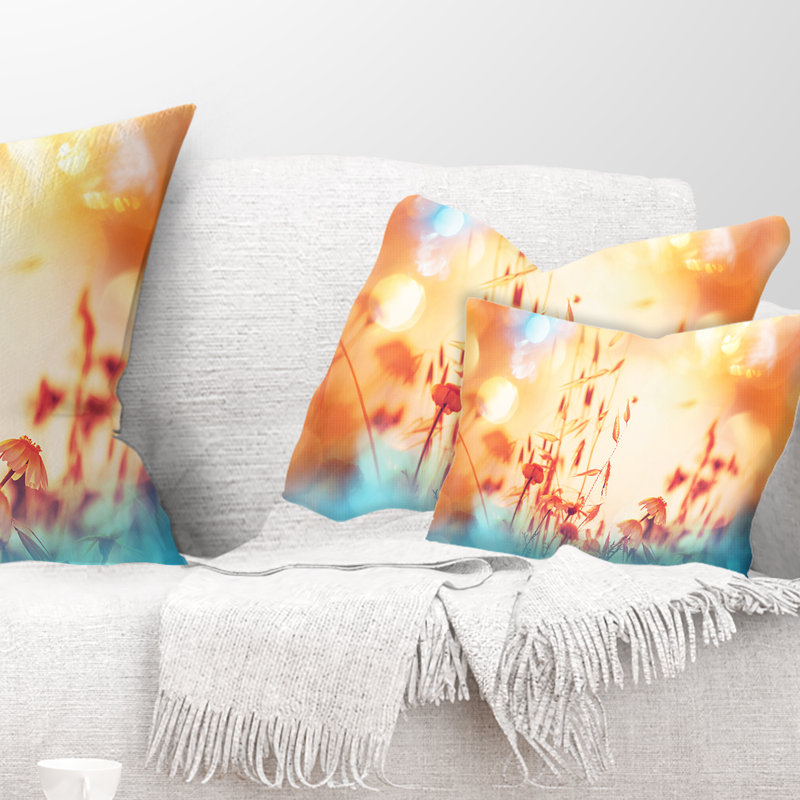 Coussin lombaire floral little summer