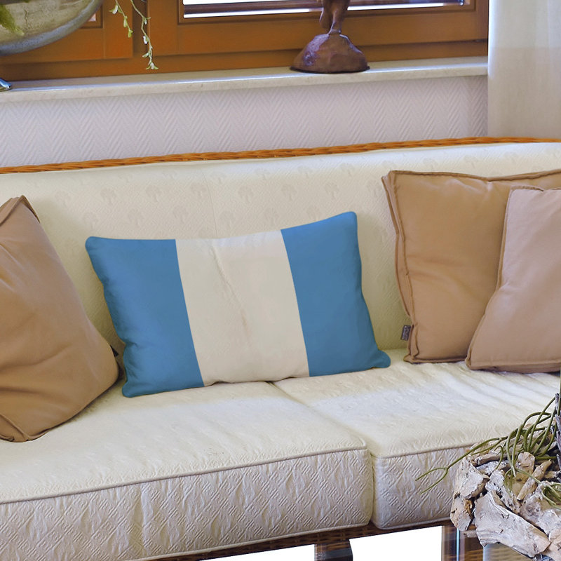 Housse de coussin lombaire Atlanta, Bleu / blanc, Tennessee