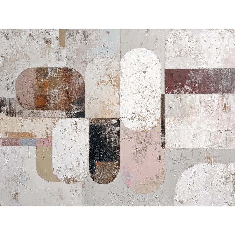 Earthen Geometry, 40" H x 30" W