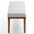 53" Modern Dining Chairs Bench, Fabric Upholstered Seat with Solid Wood Frame for Kitchen Table, Breakfast Nook and Cafe, Cream-716508609