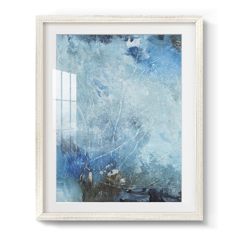 Coastal Seas III - impression encadrée, H 19,5 po x l 16,5 po, Blanc