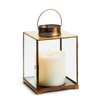 Lanterne de table en laiton