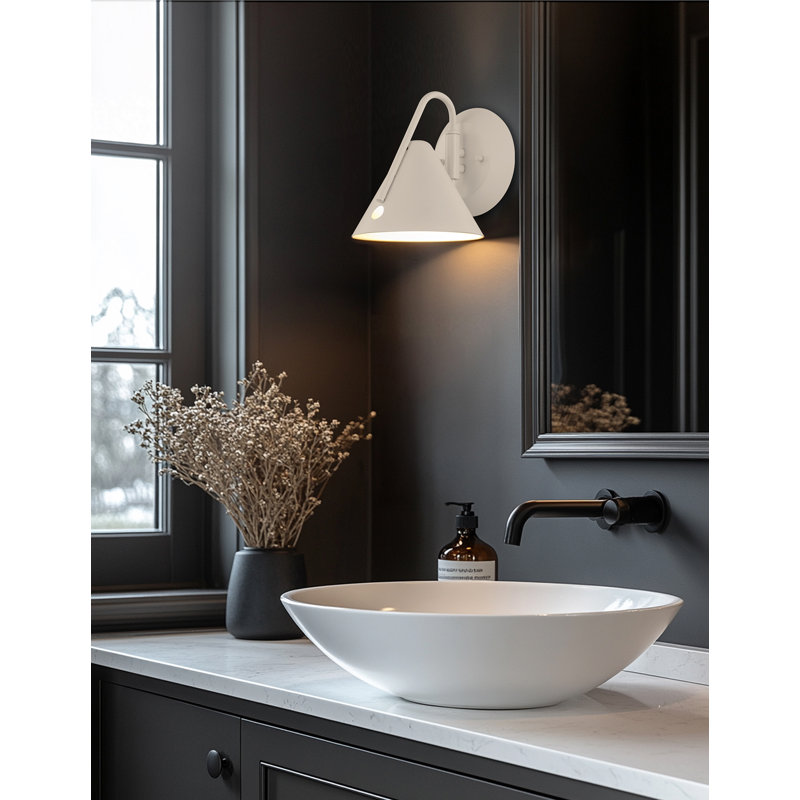Zag - 1-Light LED Wall Sconce, White