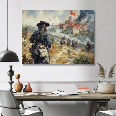 Patriotiste célébrant la paix de la guerre de 1812 II - Patriotiste américain, art mural en métal