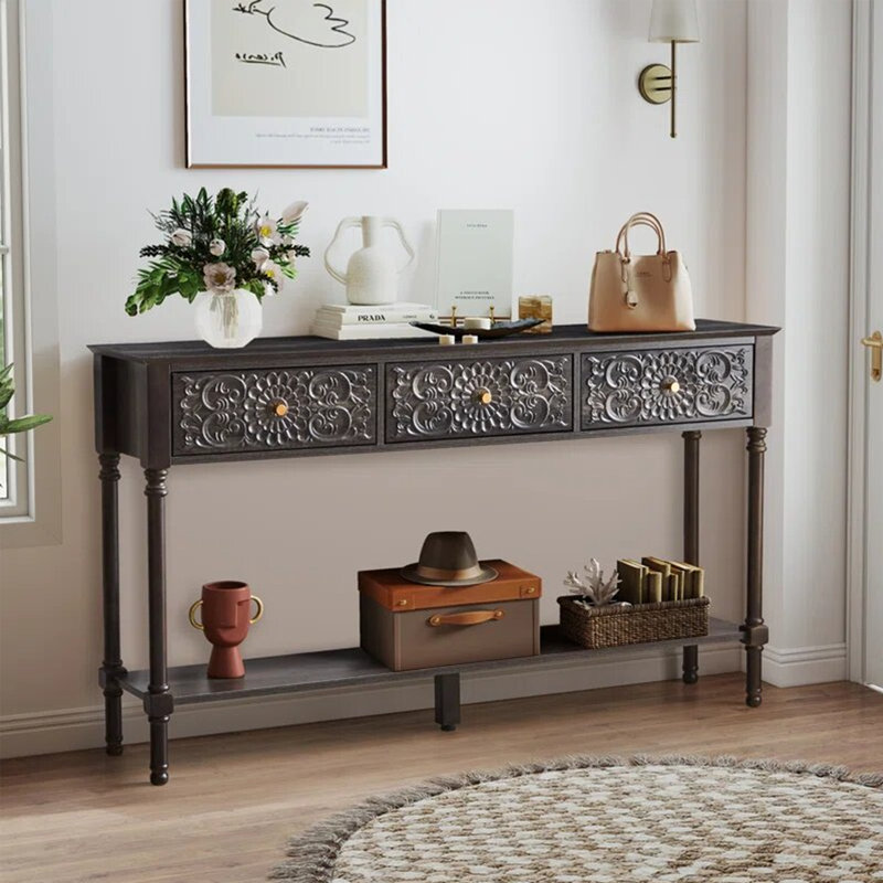 Armoire de rangement française, Café noir