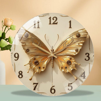 Horloge murale Butterfly