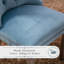 Chaise de salle à manger en velours avec anneau à dossier et pieds en bois massif-867355138-868955412-868955413