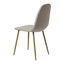 Linen Blend Upholstered Metal Side Chair-11780130-11780135