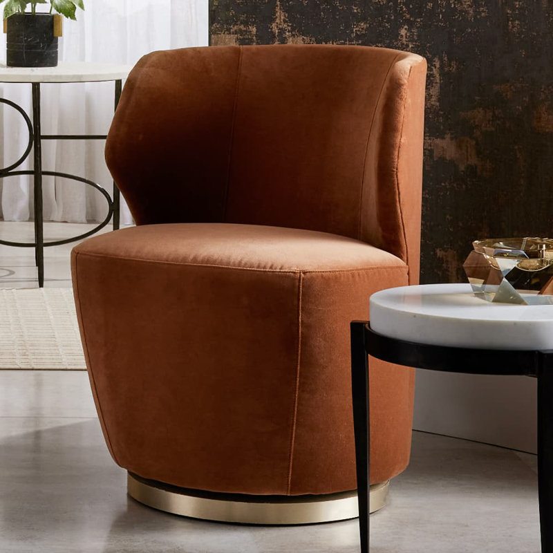 Poppy Swivel Barrel Chair