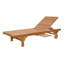 Capri Teak Chaise Lounge-686716188