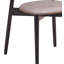Chaise d'appoint rembourrée en gris et noir Kenith (ensemble de 2)
