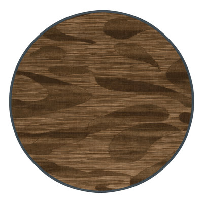 Machine Washable Abstract Brown Area Rug