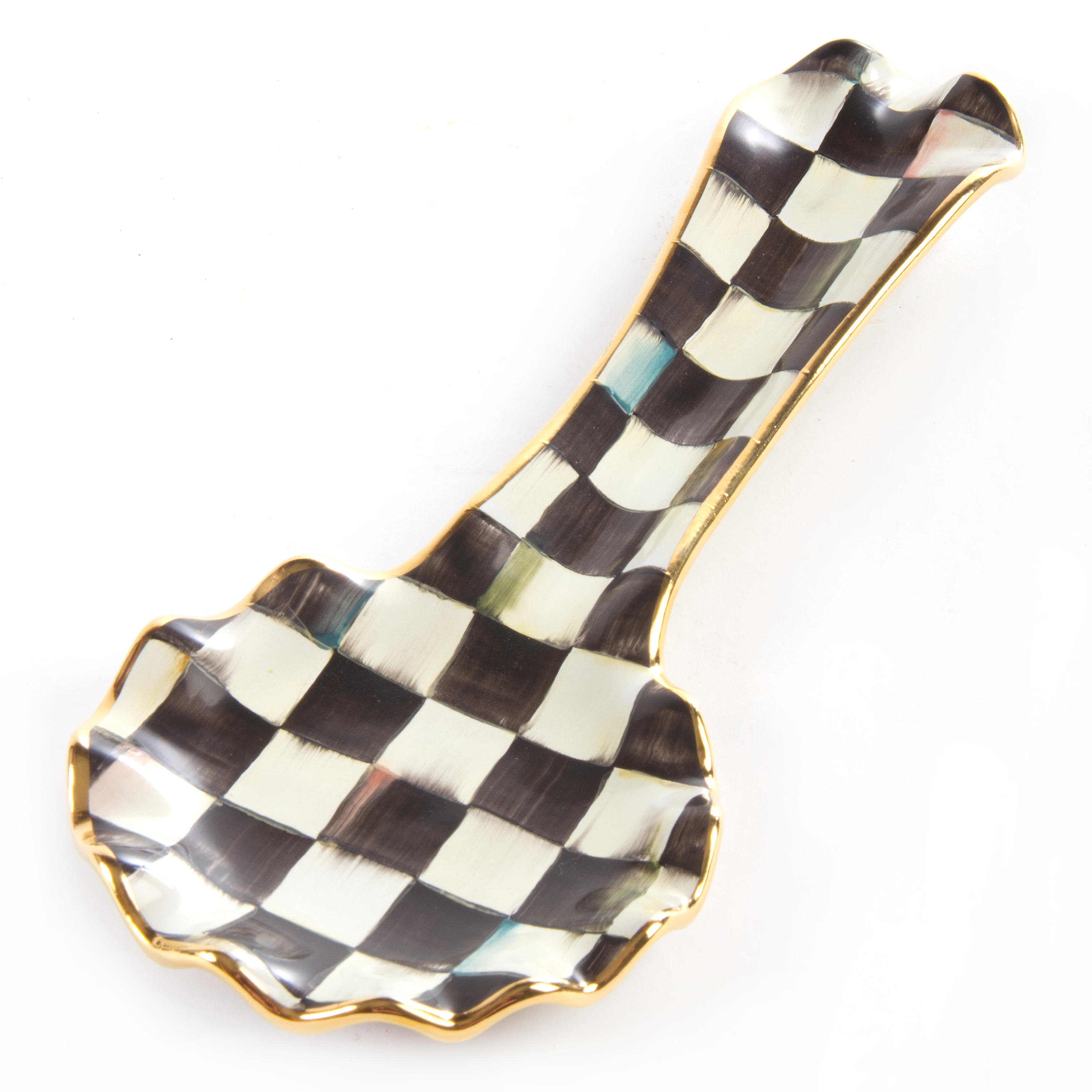 Courtly Check® Ceramic Spoon Rest