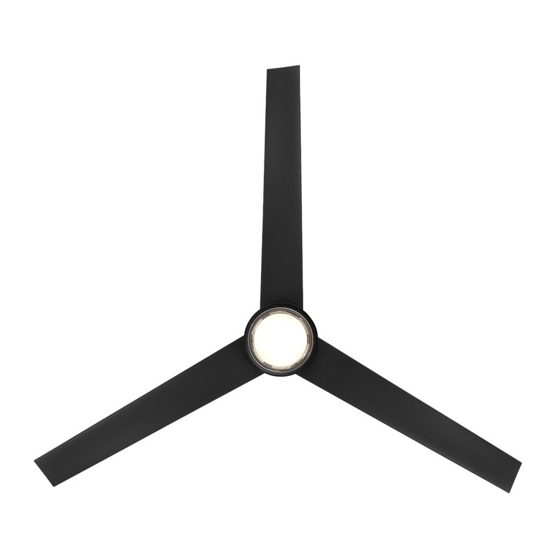 Bolo 3-Blade Smart Ceiling Fan With 2700K-3000K-4000K-5000K Selectable LED Light Kit and Remote Control Included, Works With Alexa and iOS or Android App