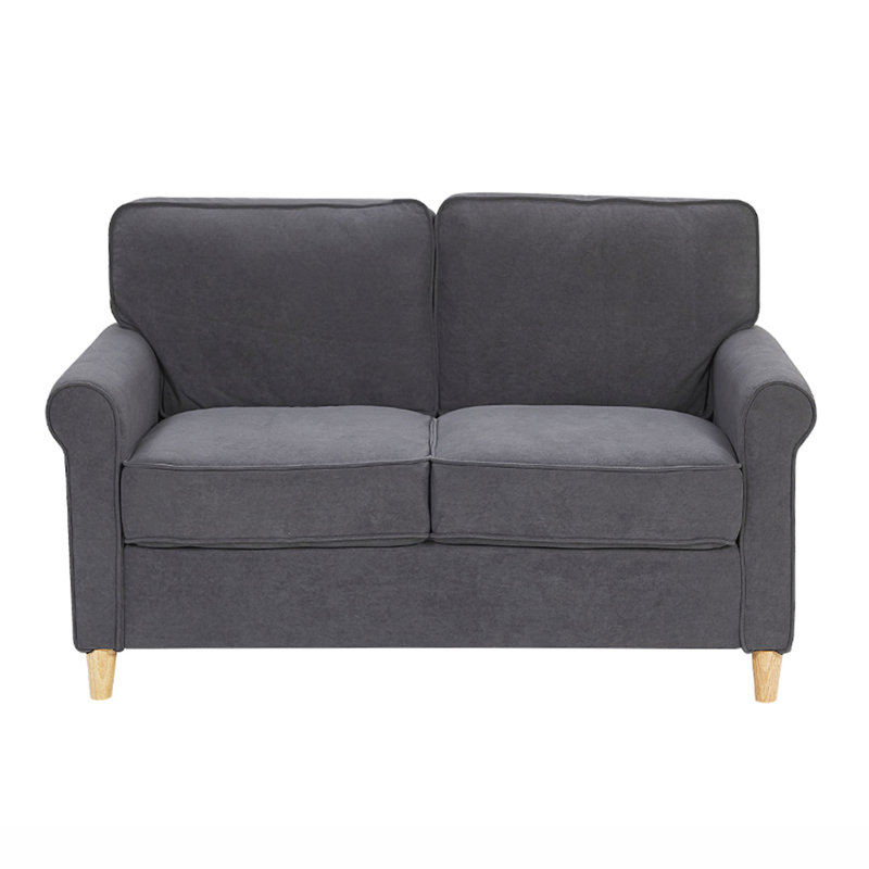 Francys 2 Seater Loveseat, Grey