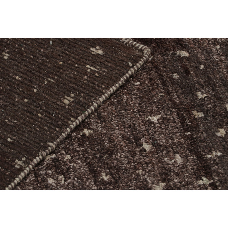 Silk Geometric Area Rug