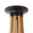 Industrial Style Hemp Rope Semi Flush Mount Ligh for Living Room