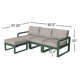EDGE 4-Piece Modular Deep Seating Set with Ottoman