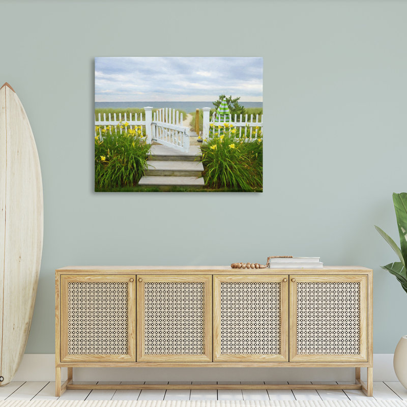 «Garden Path to Beach» par GraffiTee Studios, H 36 po x l 48 po