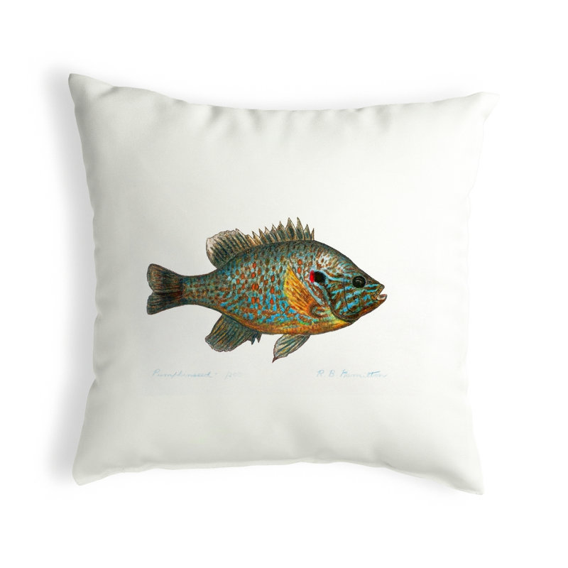  Housse et insert de coussin carré d'extérieur citrouille, 18" x 18"