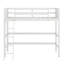 Lit mezzanine en bois avec échelle-1035091654