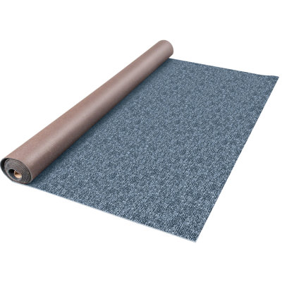 Tapis marin gris de 6 pi x 13,1 pi Tapis de bateau pour l'extérieur Patio