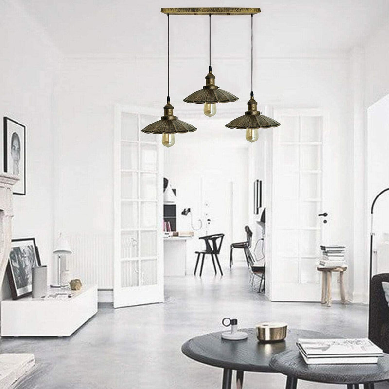 Arturo - Light Kitchen Island Pendant, Brushed Brass