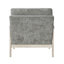 Luxueux fauteuil d'appoint rembourré en chenille pour des espaces de vie élégants-1821353864