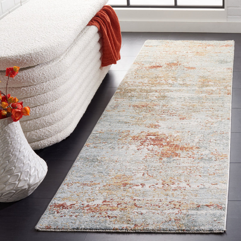 Laraway Performance Abstract Rug, Runner 2'2" x 8'